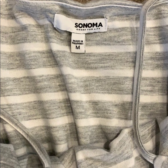 Grey and White Maxi Dress - Picture 5 of 5